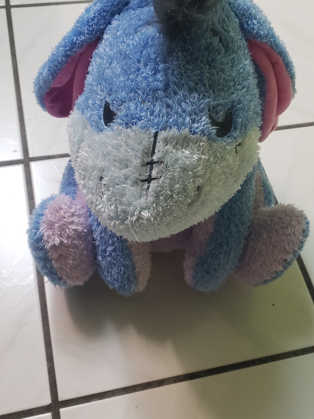 Like new Disney large weighted "Eeyore" Plush Stuffed Donkey
